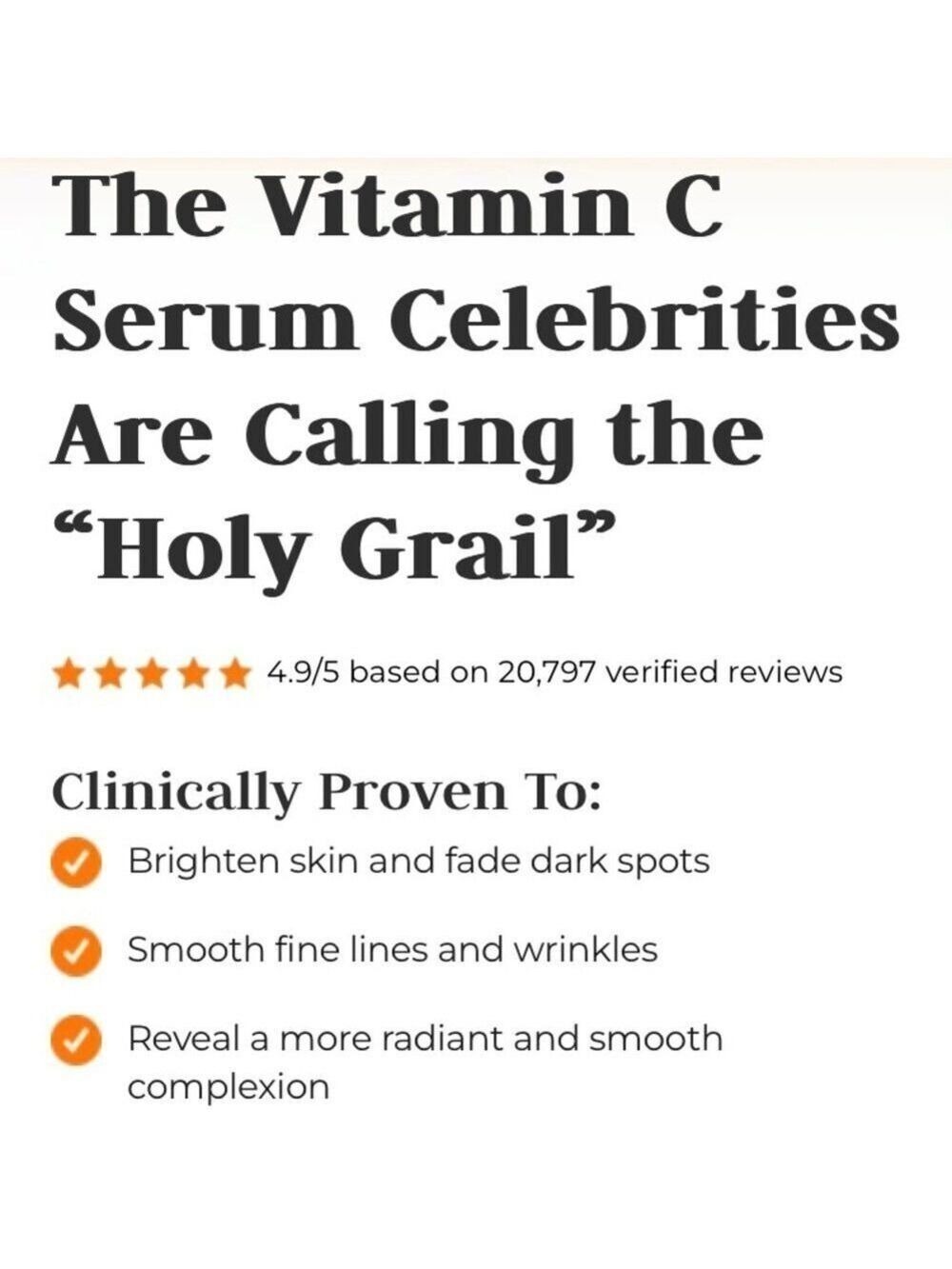 BeautyStat Universal Vitamin C Refiner Serum 20% L-Ascorbic Acid - Picture 2 of 16
